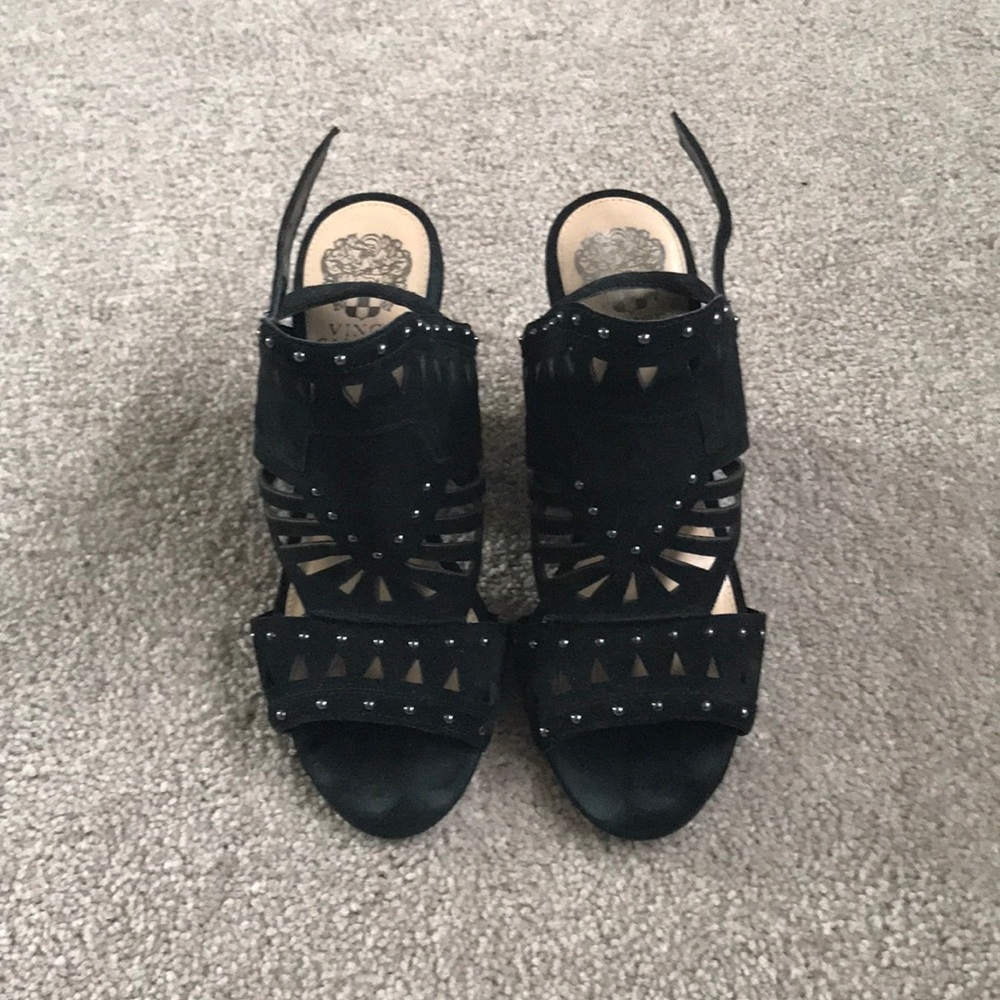 Vince Camuto suede heels